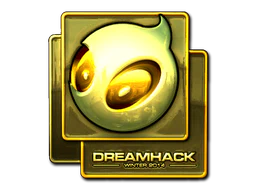 Sticker | Team Dignitas (Gold) | DreamHack 2014 image
