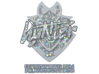 Sticker | huNter- (Glitter) | Copenhagen 2024