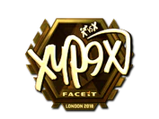 Sticker | Xyp9x (Gold) | London 2018 image