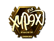 Sticker | Xyp9x (Gold) | London 2018 image