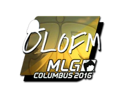 Sticker | olofmeister (Foil) | MLG Columbus 2016 image