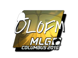 Sticker | olofmeister (Foil) | MLG Columbus 2016 image