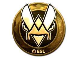 Sticker | Vitality (Gold) | Katowice 2019 image