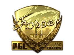 Sticker | chopper (Gold) | Krakow 2017 image