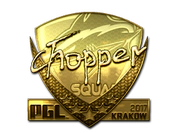Sticker | chopper (Gold) | Krakow 2017 image