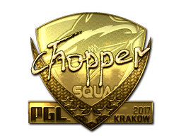 Sticker | chopper (Gold) | Krakow 2017 image