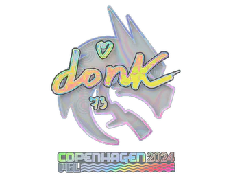 Sticker | donk (Holo) | Copenhagen 2024 image