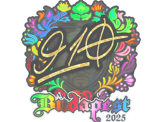 Sticker | 910 (Holo) | Budapest 2025