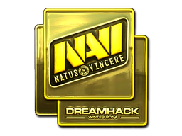 Sticker | Natus Vincere (Gold) | DreamHack 2014 image
