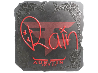 Sticker | rain (Foil) | Austin 2025