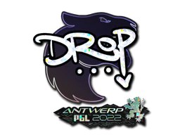 Sticker | drop (Glitter) | Antwerp 2022 image