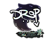 Sticker | drop (Glitter) | Antwerp 2022 image