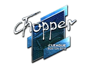 Sticker | chopper (Foil) | Boston 2018 image