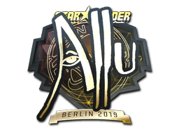 Sticker | allu (Gold) | Berlin 2019 image