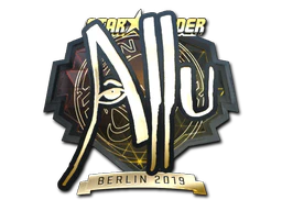 Sticker | allu (Gold) | Berlin 2019 image