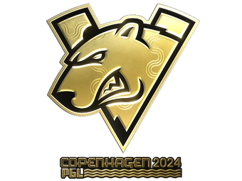 Sticker | Virtus.pro (Gold) | Copenhagen 2024 image