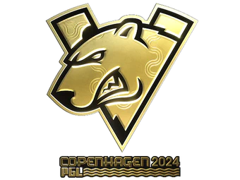 Sticker | Virtus.pro (Gold) | Copenhagen 2024 image