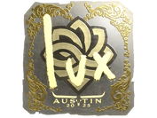 Sticker | lux (Gold) | Austin 2025 image