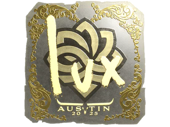 Sticker | lux (Gold) | Austin 2025 image