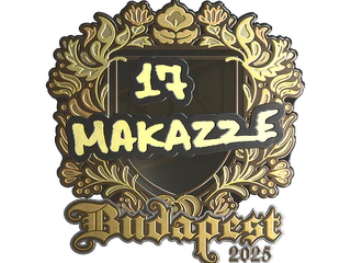 Sticker | makazze (Gold) | Budapest 2025