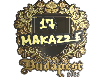 Sticker | makazze (Gold) | Budapest 2025 image