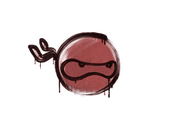 Sealed Graffiti | Ninja (Blood Red) image