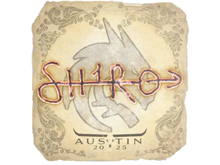 Sticker | sh1ro | Austin 2025