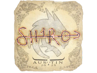 Sticker | sh1ro | Austin 2025 image