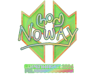 Sticker | noway (Holo) | Copenhagen 2024 image