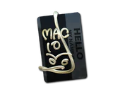Sticker | Hello MAC-10 (Gold) image