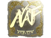 Sticker | NAF (Gold) | Austin 2025 image