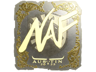 Sticker | NAF (Gold) | Austin 2025