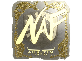 Sticker | NAF (Gold) | Austin 2025 image