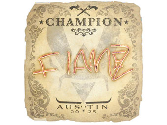 Sticker | FlameZ (Champion) | Austin 2025 image
