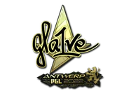 Sticker | gla1ve (Gold) | Antwerp 2022 image