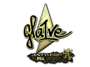 Sticker | gla1ve (Gold) | Antwerp 2022 image