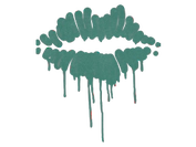 Sealed Graffiti | Kiss (Frog Green) image