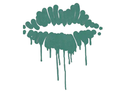 Sealed Graffiti | Kiss (Frog Green)