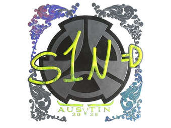 Sticker | s1n (Holo) | Austin 2025 image