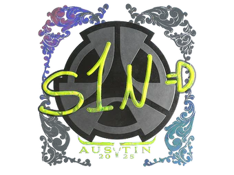 Sticker | s1n (Holo) | Austin 2025 image