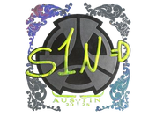 Sticker | s1n (Holo) | Austin 2025 image