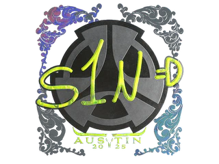 Sticker | s1n (Holo) | Austin 2025