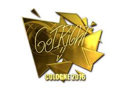 Sticker | GeT_RiGhT (Gold) | Cologne 2016 image