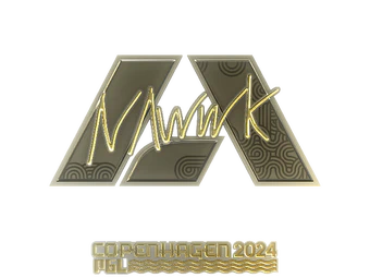 Sticker | nawwk (Gold) | Copenhagen 2024 image