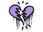 Sealed Graffiti | Broken Heart (Violent Violet) image