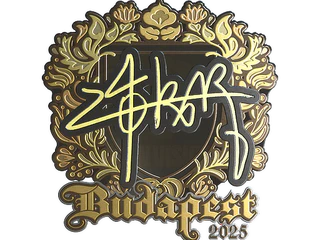 Sticker | z4KR (Gold) | Budapest 2025