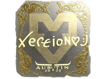 Sticker | xertioN (Gold) | Austin 2025 image