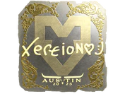 Sticker | xertioN (Gold) | Austin 2025 image
