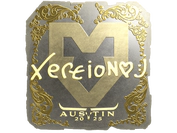 Sticker | xertioN (Gold) | Austin 2025 image
