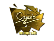 Sticker | cajunb (Gold) | Cologne 2016 image